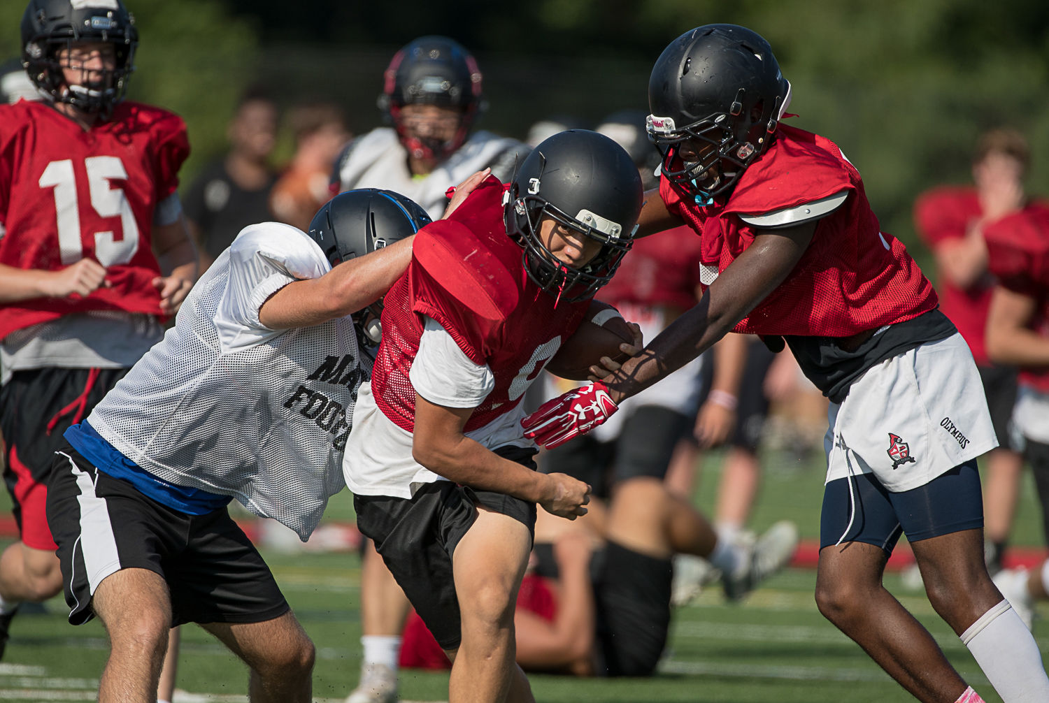 Madison football practice 3